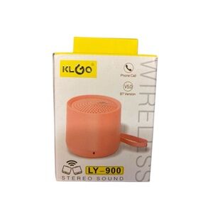 KLGO Wireless Bluetooth Speaker in Pink